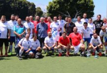 Periodistas con las Peñas del CD Tenerife