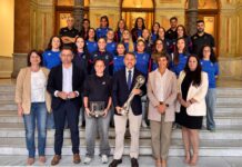 Santa Cruz rinde homenaje al Real Unión y al Santa Cruz Cuesta Piedra por sus ascensos