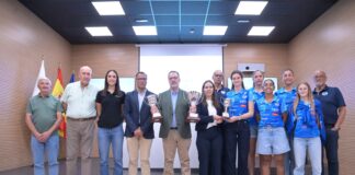 El voleibol canario celebra los ascensos a la Liga Iberdrola del Aguere y el Santa Cruz Cuesta Piedra
